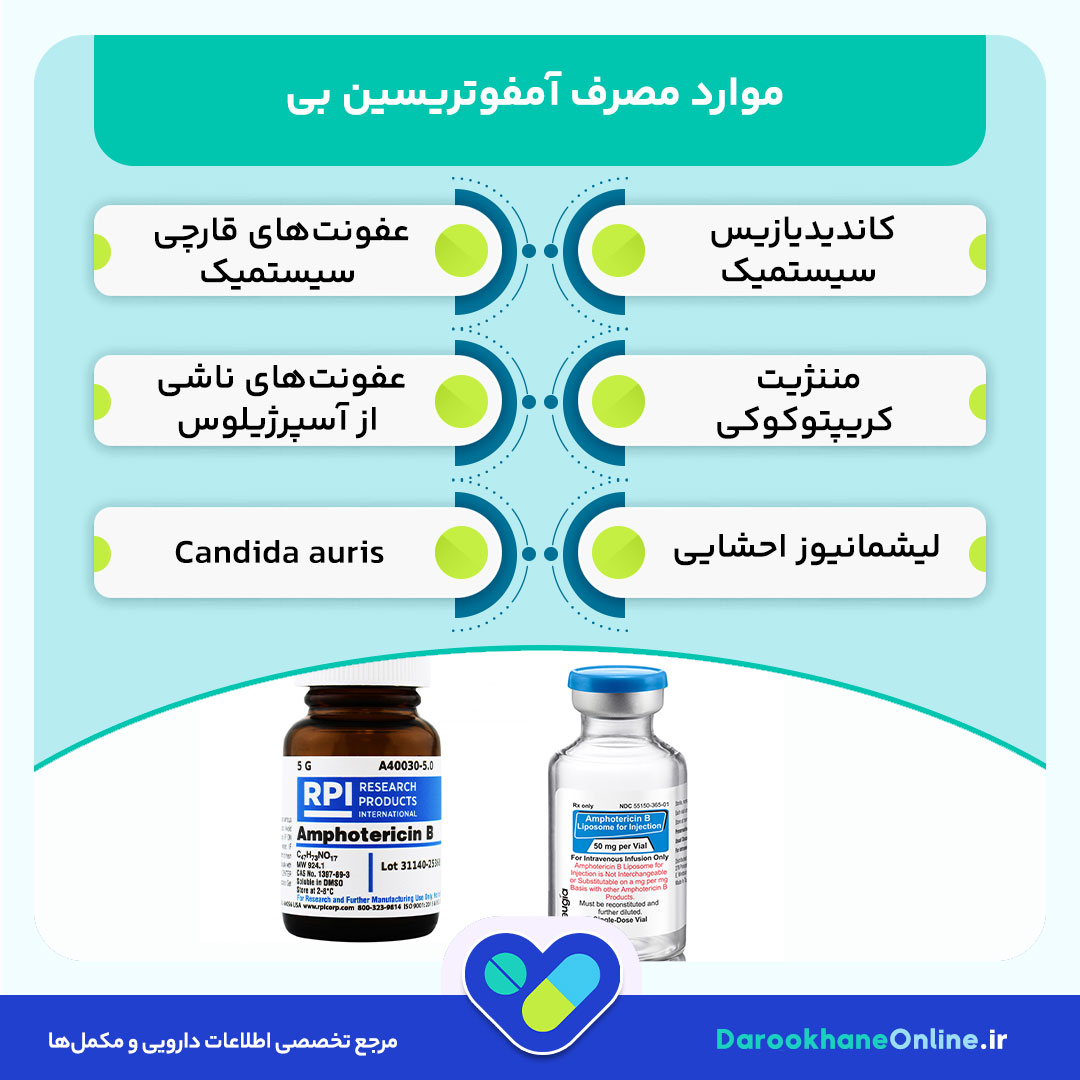 آمفوتریسین بی (Amphotericin B) چیست؟ کاربردها، عوارض و نحوه مصرف داروی ضدقارچی قوی 28 آمفوتریسین بی (Amphotericin B) چیست؟ کاربردها، عوارض و نحوه مصرف داروی ضدقارچی قوی
