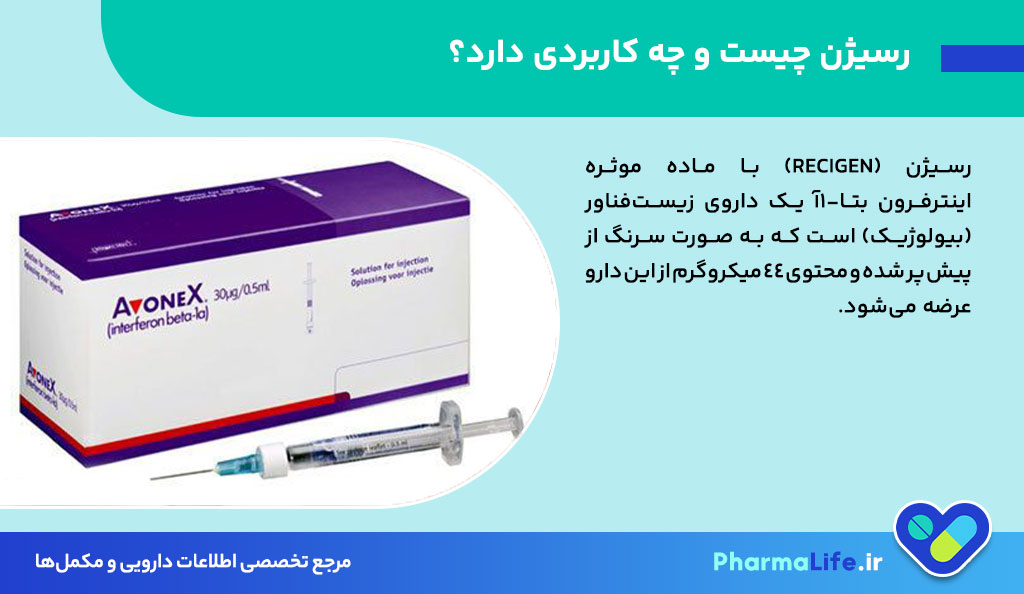 آمپول رسیژن (اینترفرون بتا-1a): کاربرد، نحوه مصرف، عوارض و نکات مهم برای درمان MS و کرونا