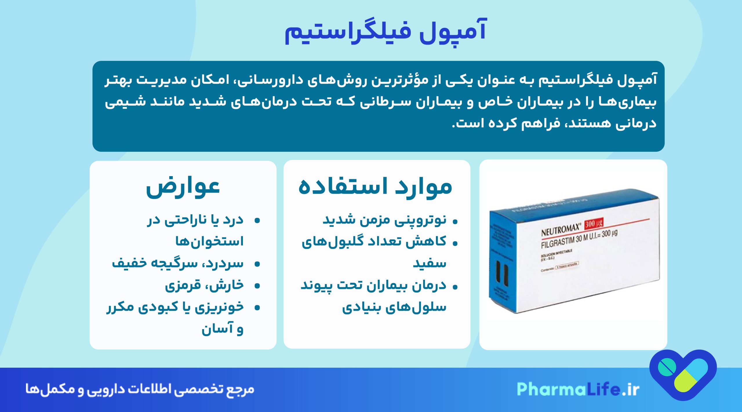آمپول فیلگراستیم (Filgrastim) چیست؟ موارد مصرف، عوارض و نکات مهم مصرف + بررسی علمی