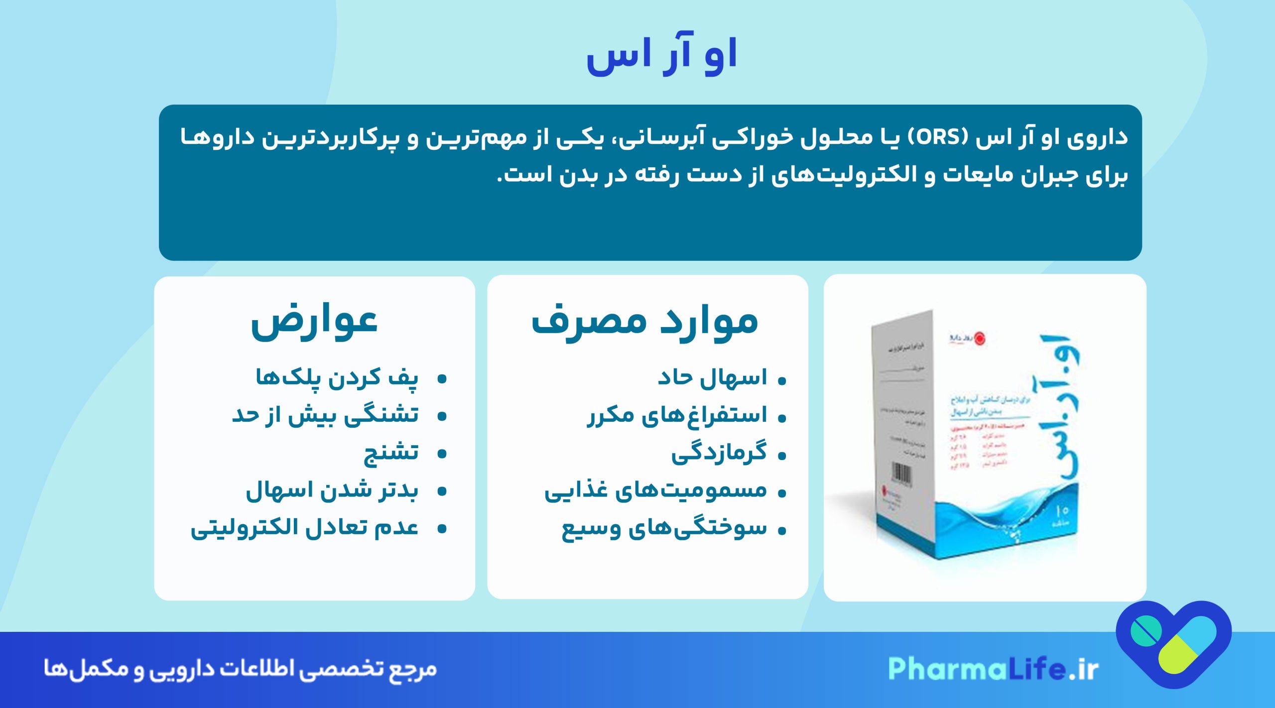 او آر اس (ORS) چیست؟ موارد مصرف، نحوه مصرف، عوارض و نکات مهم داروی جبران کم‌آبی بدن