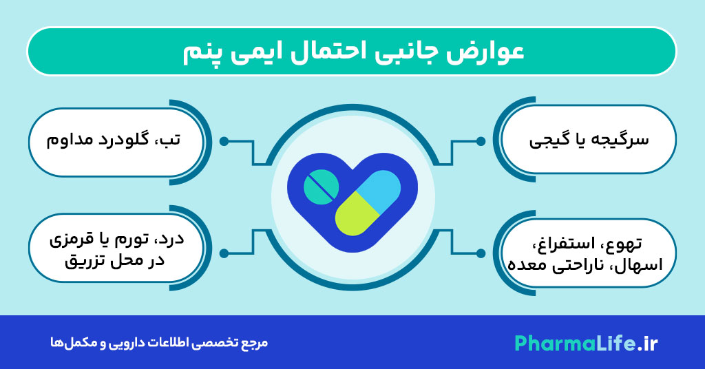 ایمی پنم (Imipenem) چیست؟ موارد مصرف، عوارض، دوز و نکات مهم مصرف این آنتی‌بیوتیک قوی