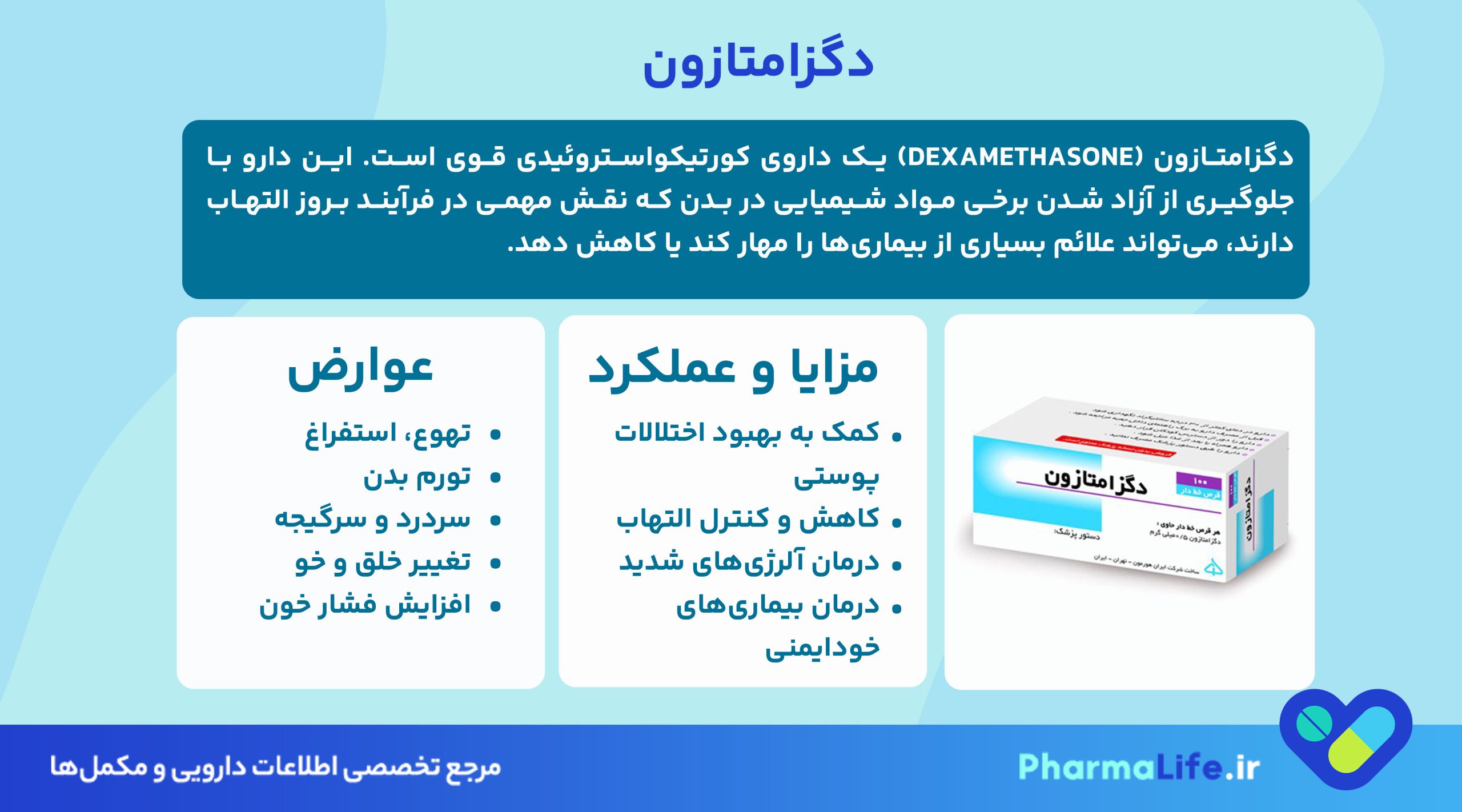 دگزامتازون چیست؟ کاربرد، عوارض، تداخل دارویی و نکات مهم مصرف + ارتباط با سرماخوردگی و کرونا