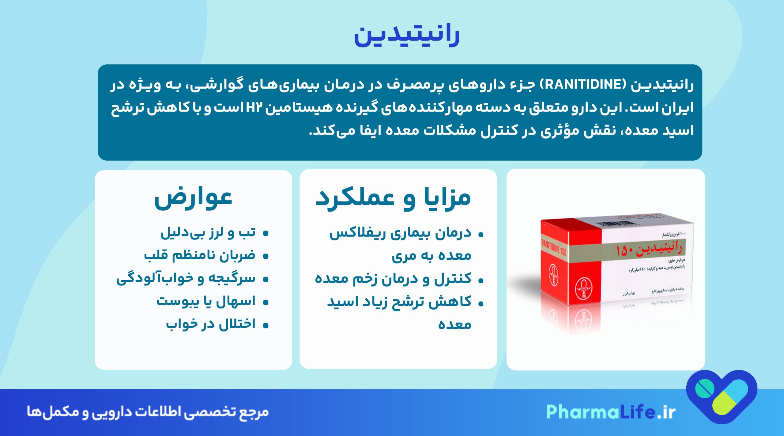 آیا رانیتیدین سرطان‌زا است؟ بررسی علمی حقایق، عوارض و هشدارهای مصرف رانیتیدین + نتایج جدید FDA