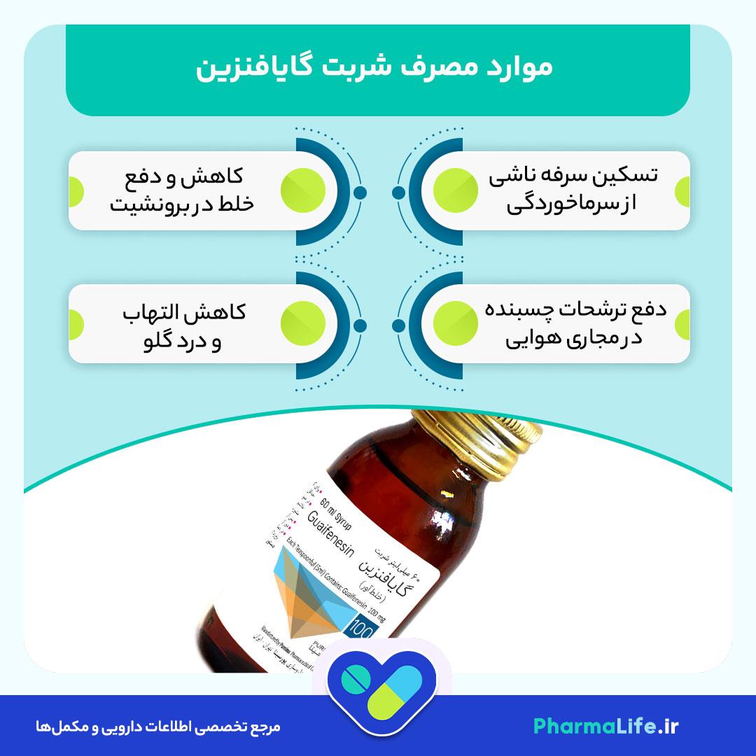 شربت گایافنزین (Guaifenesin) چیست؟ موارد مصرف، مقدار مصرف، عوارض و نکات مهم مصرف