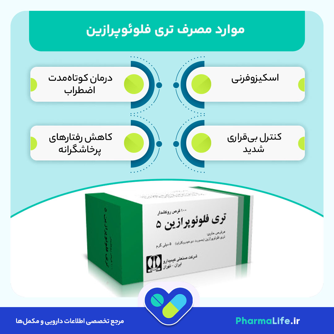قرص تری فلوئوپرازین برای چیست؟ موارد مصرف، نحوه مصرف، عوارض و نکات مهم