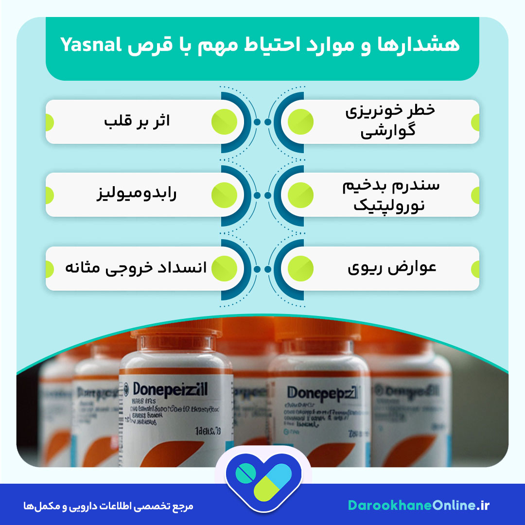 قرص یاسنال (Yasnal) چیست؟ کاربرد، عوارض، موارد مصرف و تاثیر آن در درمان آلزایمر