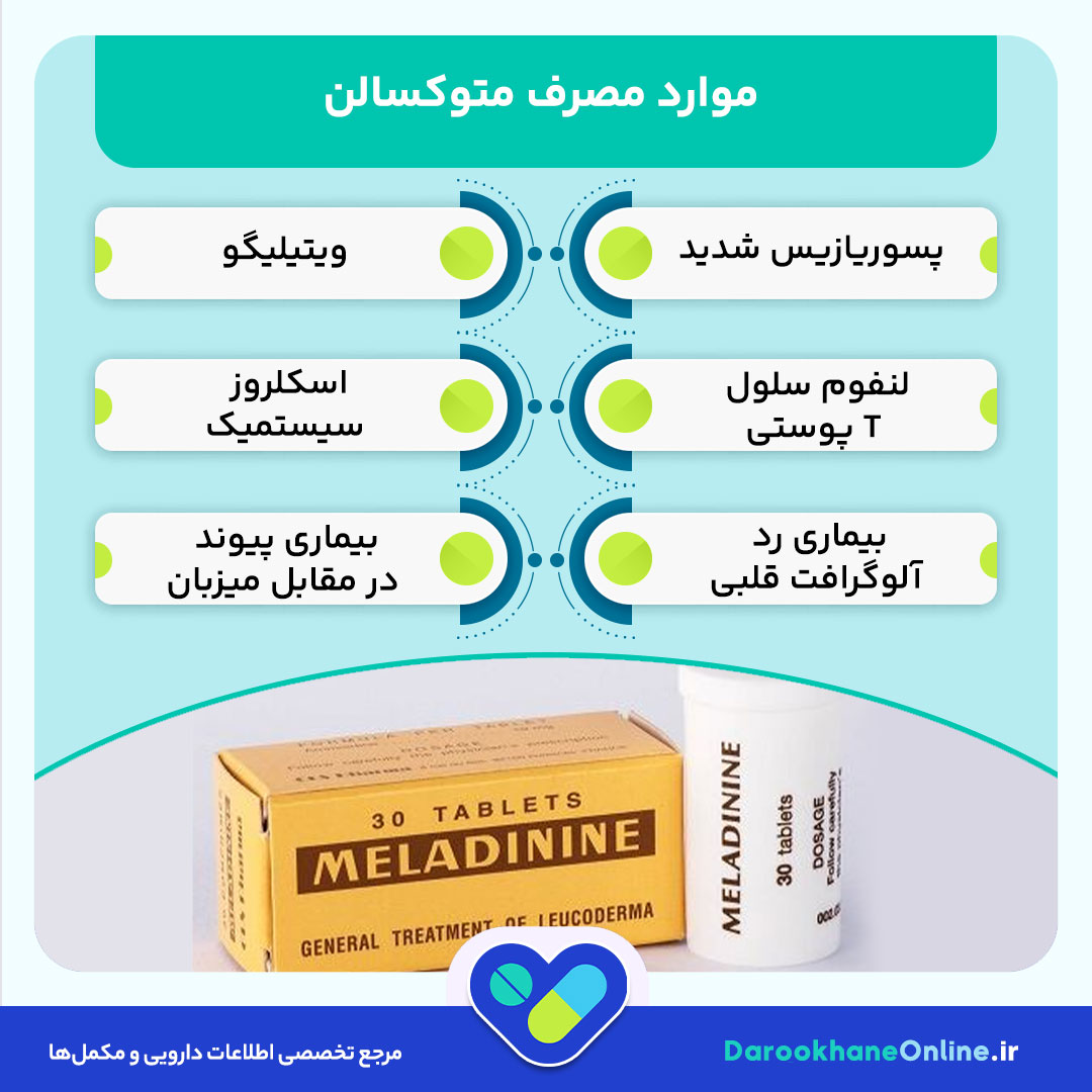 متوکسالن چیست؟ موارد مصرف، عوارض و نحوه درمان بیماری‌های پوستی با متوکسالن و نور UVA