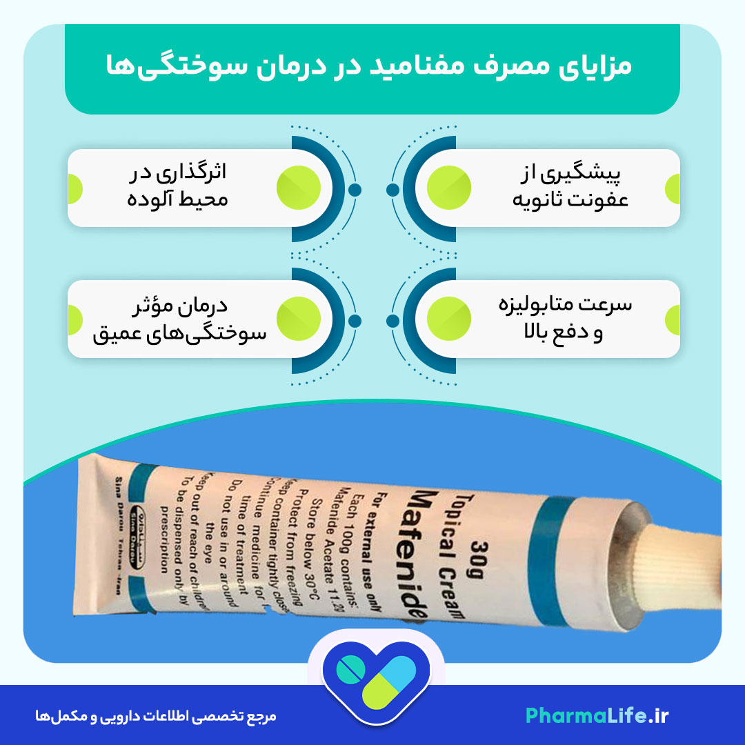 مفنامید (Mafenide) چیست؟ کاربرد، نحوه مصرف و عوارض پماد مفنامید در درمان سوختگی