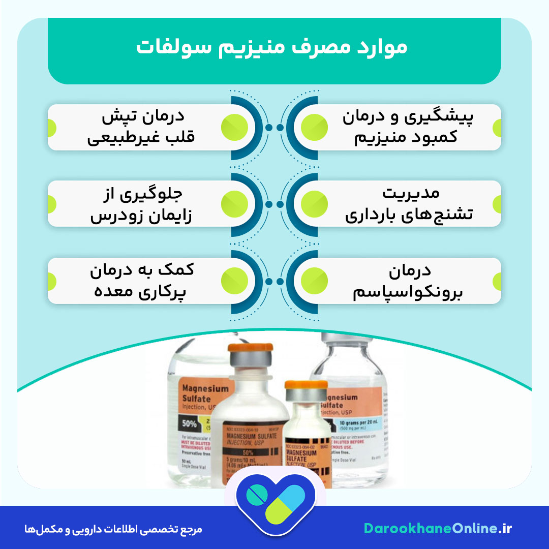 منیزیم سولفات چیست؟ موارد مصرف، عوارض، تداخل دارویی و نحوه مصرف + نکات علمی و پزشکی