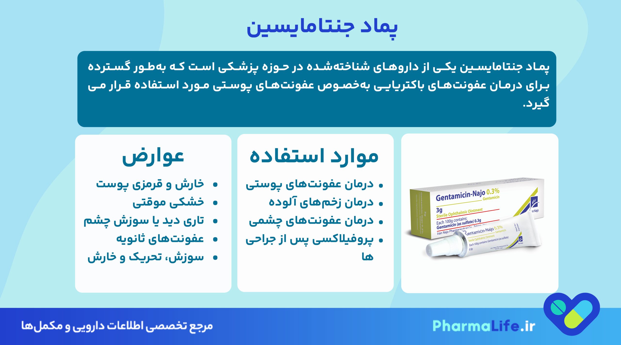 پماد جنتامایسین؛ موارد مصرف، عوارض جانبی، مکانیسم اثر و نکات مصرف + راهنمای کامل
