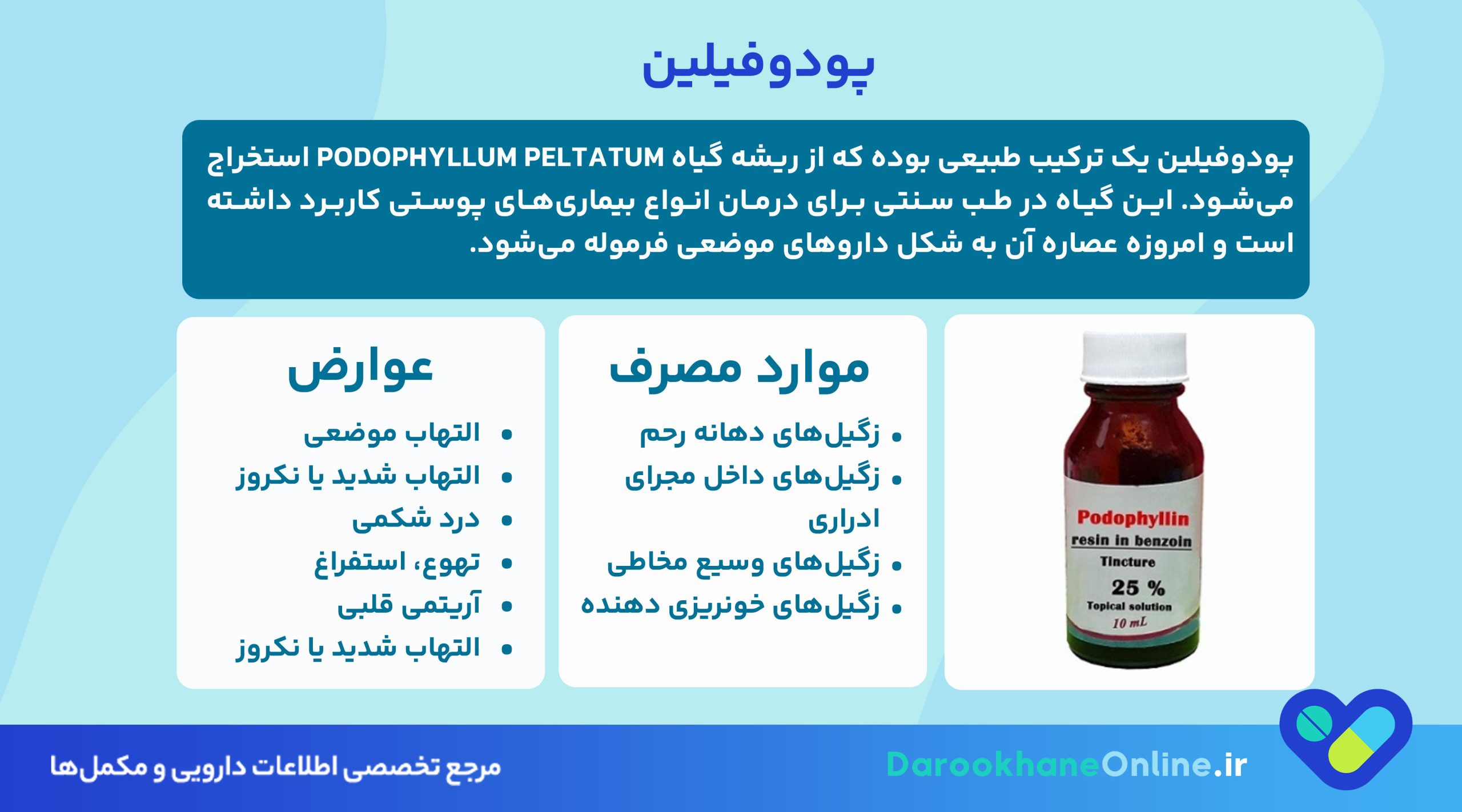 پودوفیلین چیست و چه کاربردی در درمان زگیل تناسلی دارد؟ بررسی علمی، روش مصرف و عوارض داروی Podophyllin 27 پودوفیلین چیست و چه کاربردی در درمان زگیل تناسلی دارد؟ بررسی علمی، روش مصرف و عوارض داروی Podophyllin