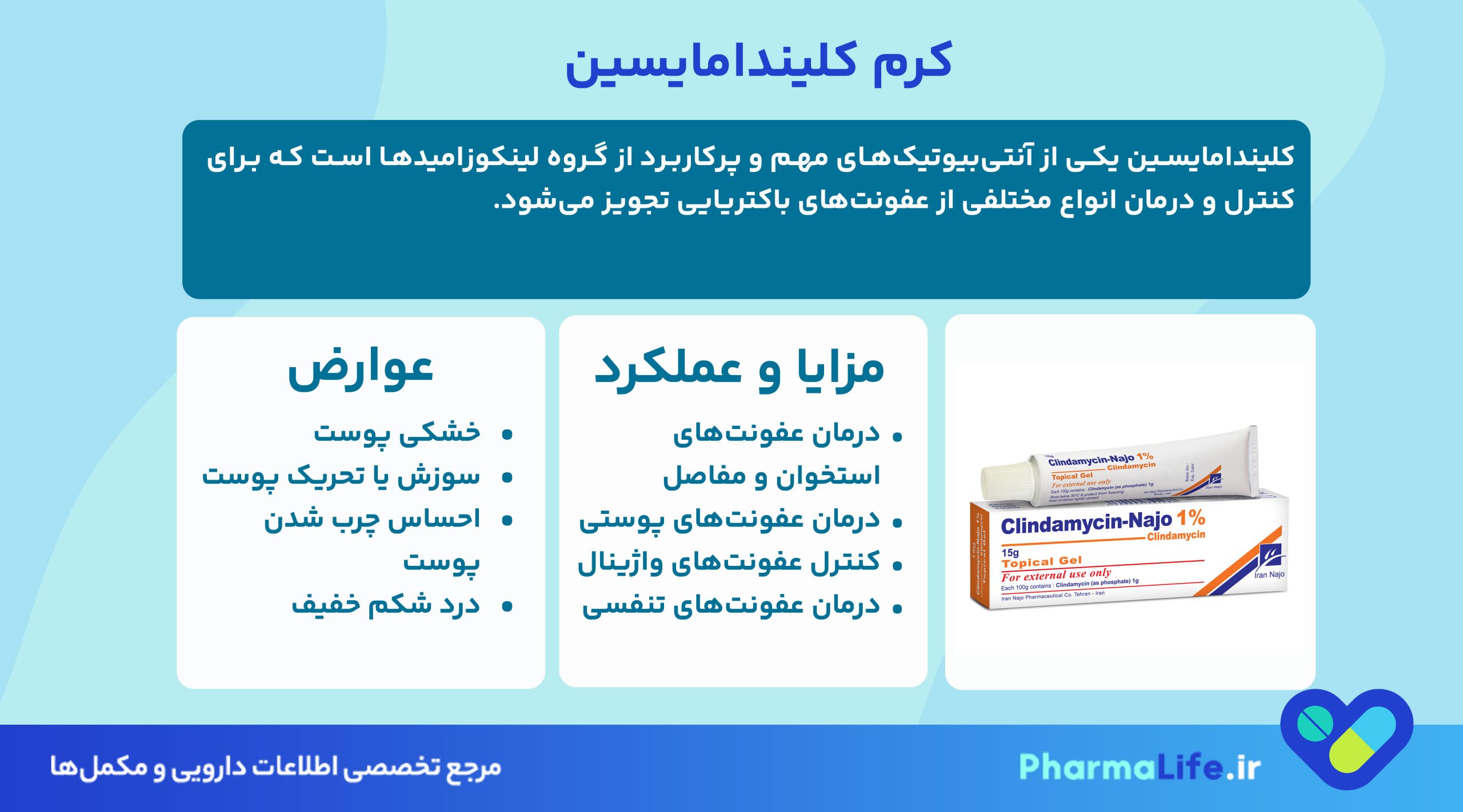 کرم کلیندامایسین: موارد مصرف، نحوه استفاده، عوارض و نکات مهم + اشکال دارویی و هشدارها