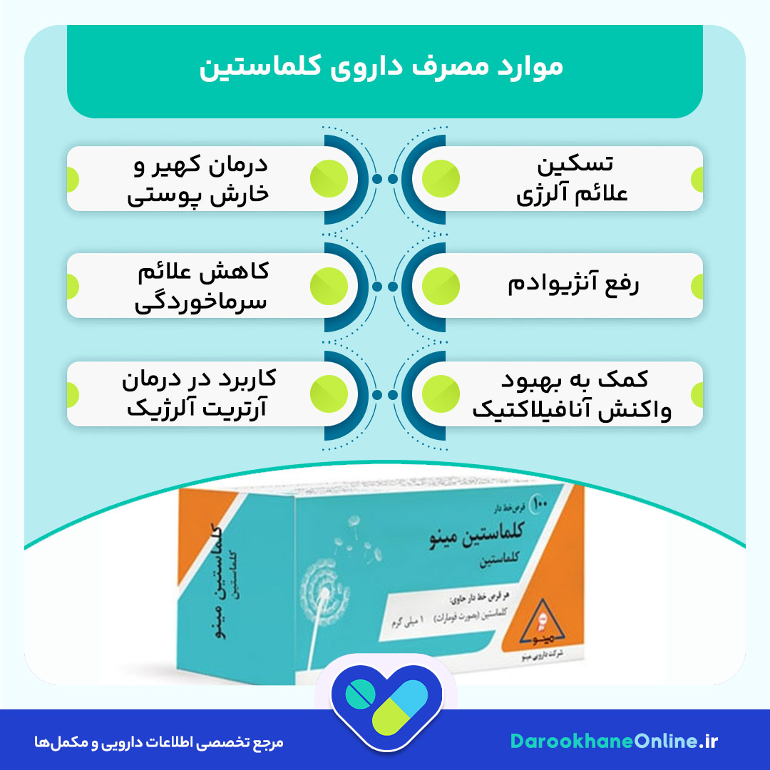کلماستین (Clemastine) چیست؟ عوارض، موارد مصرف، دوز و نکات مهم آنتی‌هیستامین‌ها