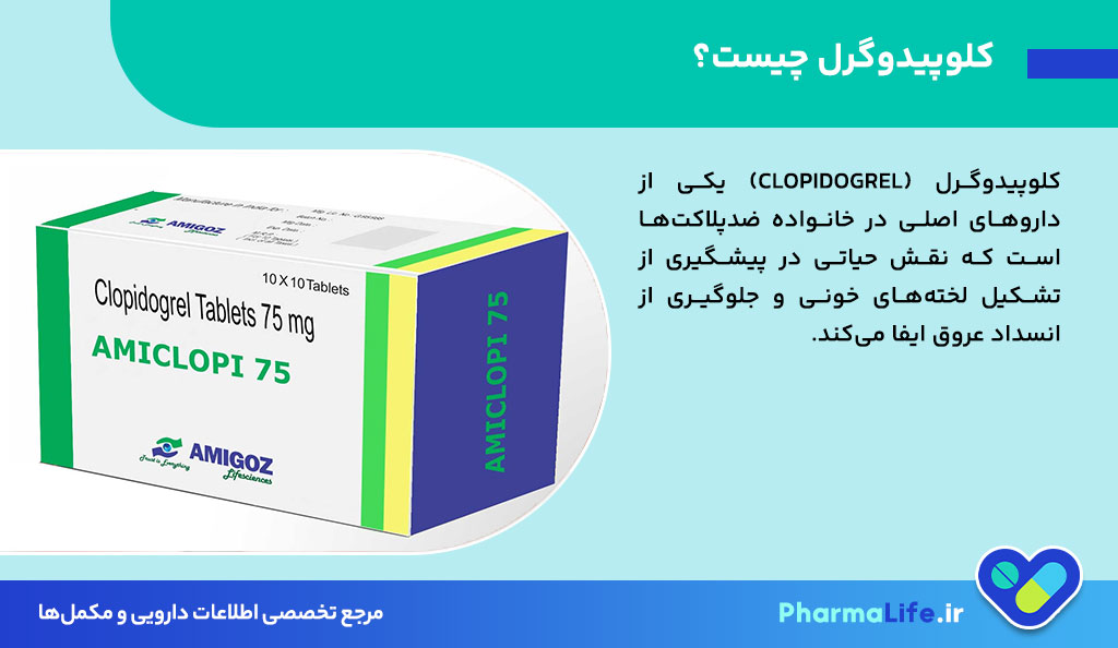 کلوپیدوگرل (Clopidogrel): موارد مصرف، دوز مصرف، عوارض و نکات مهم داروی ضد پلاکت قلبی