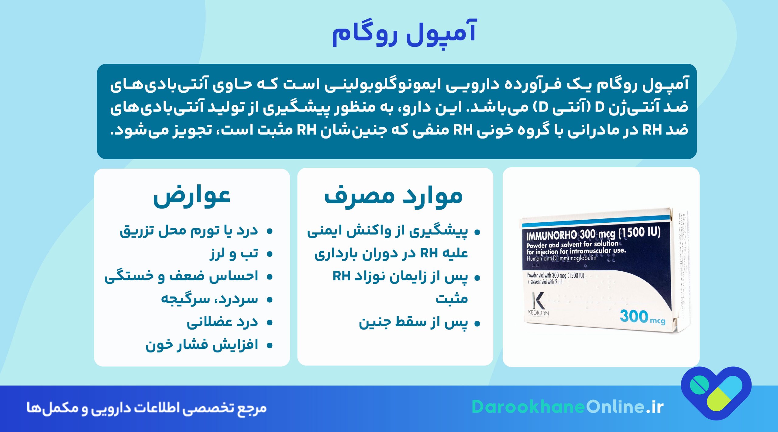 آمپول روگام چیست و چه تاثیری در ایمنی بدن مادران Rh منفی دارد؟ موارد مصرف، عوارض و نکات مهم