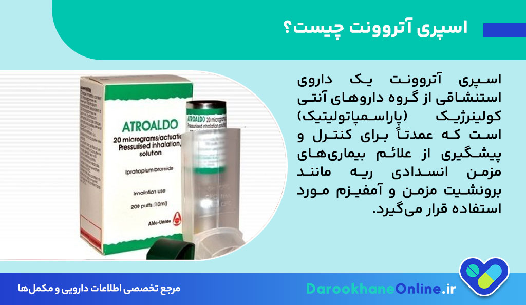 پیشگیری و درمان مشکلات ریوی با اسپری آتروونت (ایپراتروپیوم): بررسی علمی، موارد مصرف و عوارض