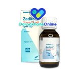 شربت زادیتن (کتوتیفن)؛ موارد مصرف، عوارض، نحوه مصرف و نکات مهم برای درمان آلرژی و آسم