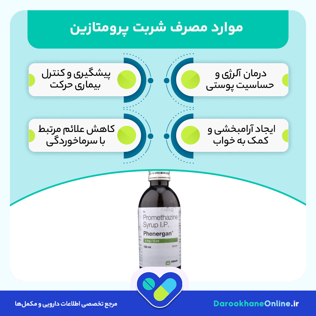 شربت پرومتازین برای چیست؟ کاربردها، طریقه مصرف، عوارض و نکات مهم مصرف Promethazine