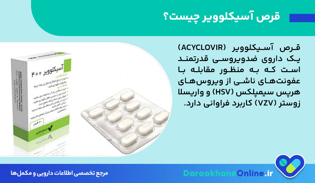 قرص آسیکلوویر چیست و چه کاربردی دارد؟ موارد مصرف، عوارض و نحوه استفاده علمی + تمام نکات مهم