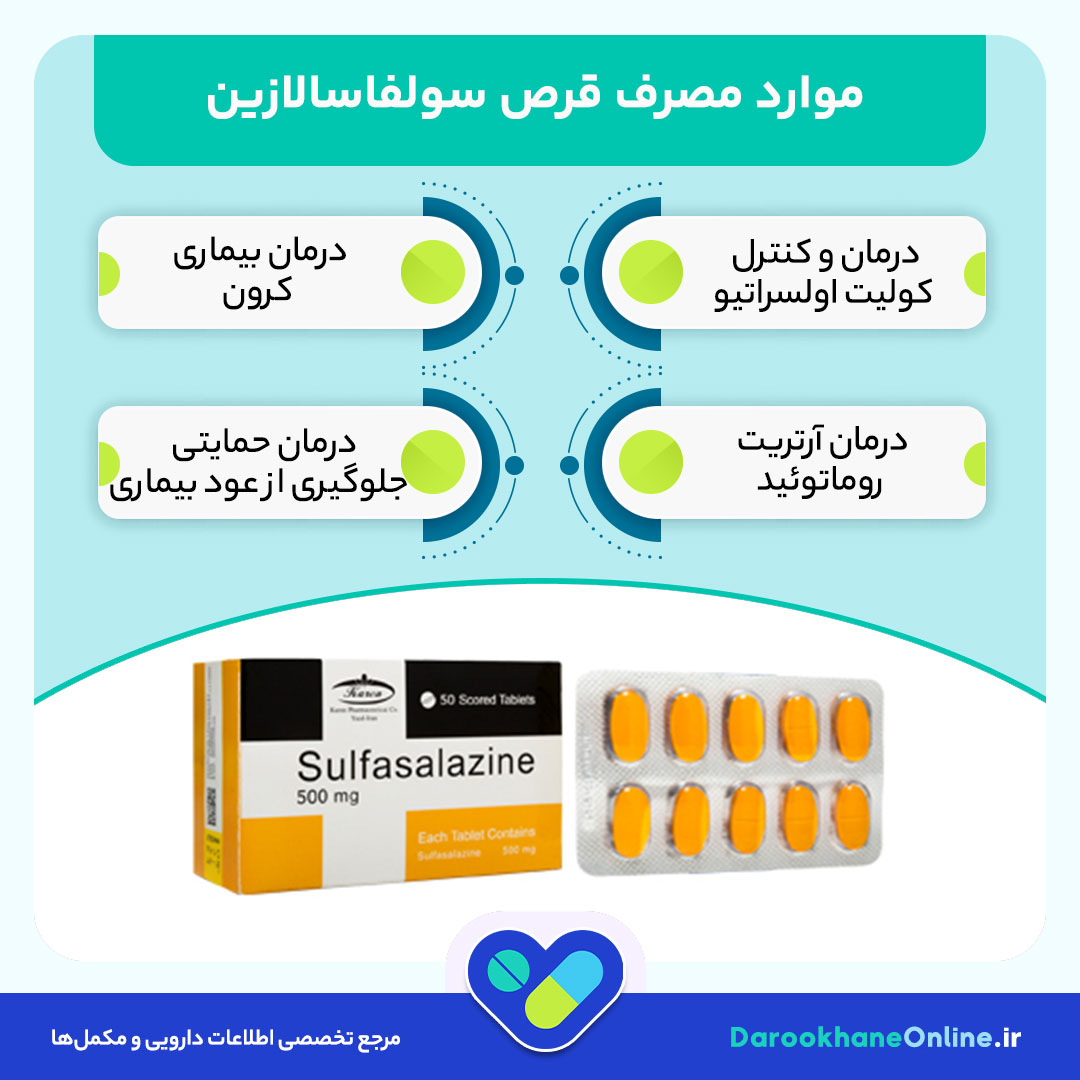 قرص سولفاسالازین؛ کاربرد، نحوه مصرف، عوارض و نکات مهم برای درمان کولیت و روماتیسم