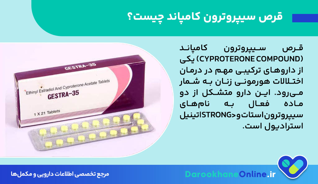 قرص سیپروترون کامپاند: کاربردها، نحوه مصرف، عوارض و نکات مهم + نقش در درمان مشکلات هورمونی و قاعدگی