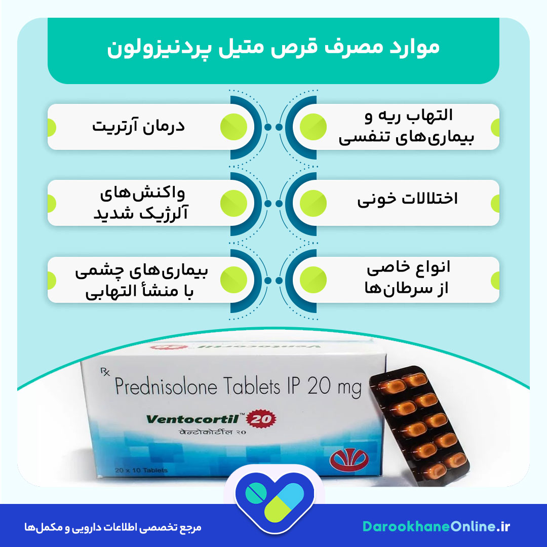 قرص متیل پردنیزولون؛ موارد مصرف، دوز و عوارض | راهنمای کامل درمان التهابی و خودایمنی