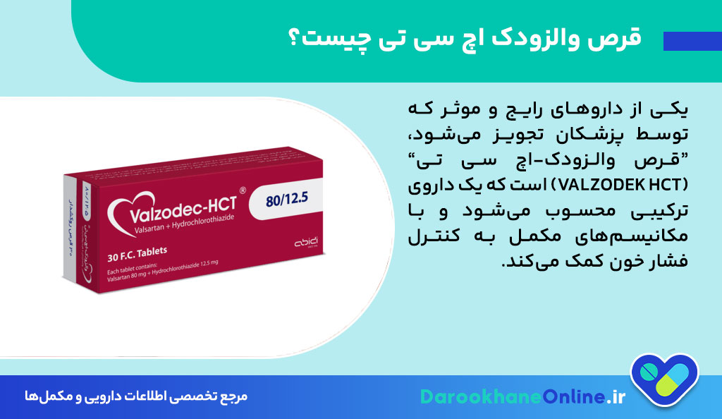 قرص والزودک اچ سی تی ؛ موارد مصرف، عوارض، تداخل دارویی و نکات مهم برای درمان فشار خون بالا