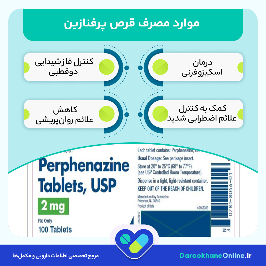 قرص پرفنازین چیست و برای درمان کدام اختلالات روانی استفاده می‌شود؟ موارد مصرف، عوارض و نکات مهم