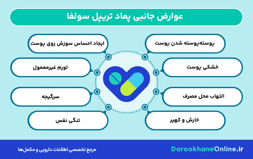 پماد تریپل سولفا چیست؟ بررسی موارد مصرف، نحوه استفاده و عوارض درمان عفونت‌های پوستی
