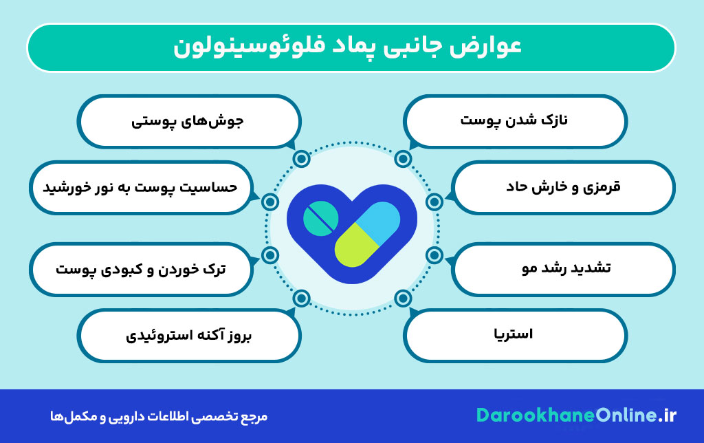 کاربرد پماد فلوئوسینولون: موارد مصرف، عوارض و نکات مهم مصرف این کورتون موضعی پوستی